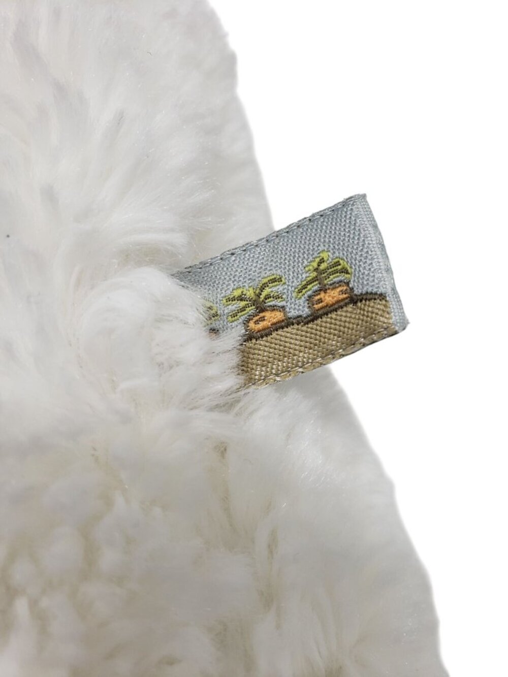 Bunnies by the Bay White Faux Fur Cape Bunny Heads 6-12 Months Give Glad Dreams - Picture 5 of 13